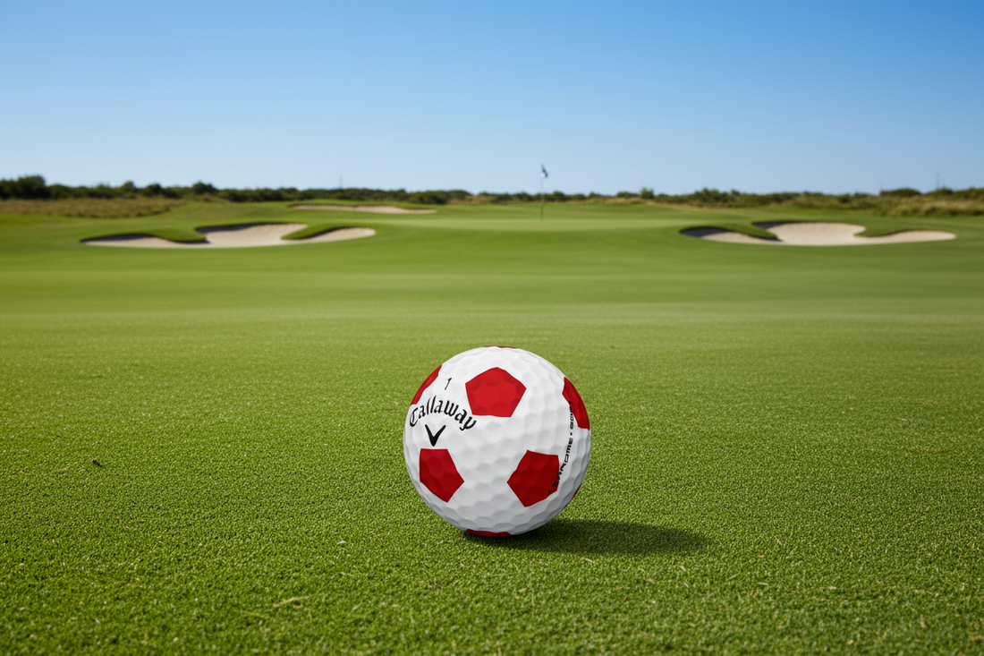 Callaway soccer design golf practice balls for training and skill development, assorted colors, pack of 16
